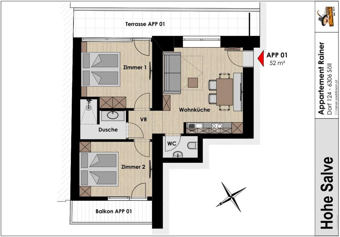 Apartment Rainer - Mittendrin ゼル エクステリア 写真